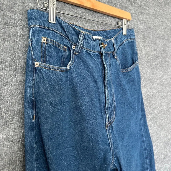 BDG Jeans Womens 28 Crinkle Blue Wash High Rise Loose Straight Leg Casual Denim - Picture 3 of 16